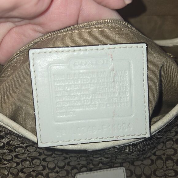 Vintage Coach Bag Signature Soho Hobo Shoulder Studded Y2K Buckle Flap retro - Picture 6 of 13